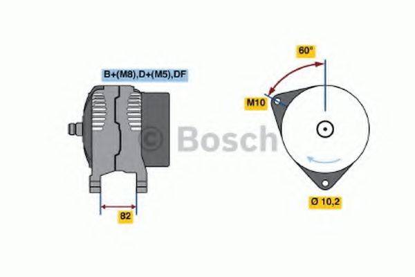 BOSCH 0123520027 Генератор