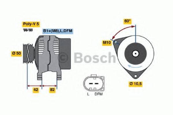 BOSCH 0124315014 Генератор