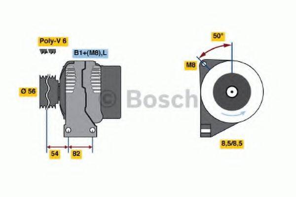 BOSCH 0124625001 Генератор