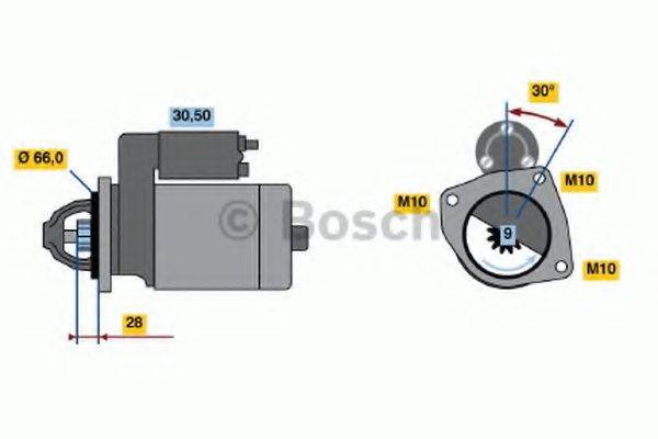 BOSCH 0986010220 Стартер