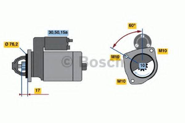 BOSCH 0986010240 Стартер