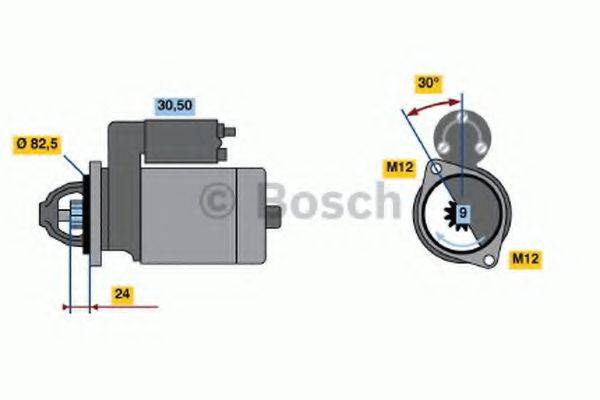 BOSCH 0986011150 Стартер