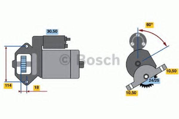 BOSCH 0986012921 Стартер