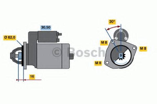 BOSCH 0986013740 Стартер