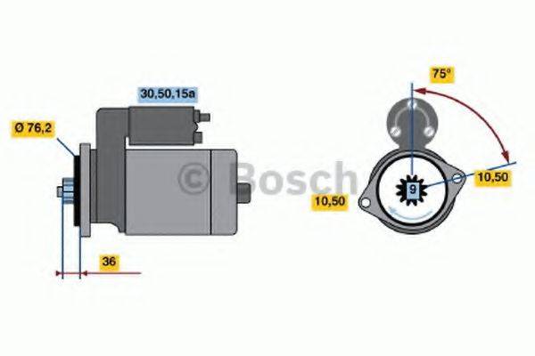 BOSCH 0986013880 Стартер