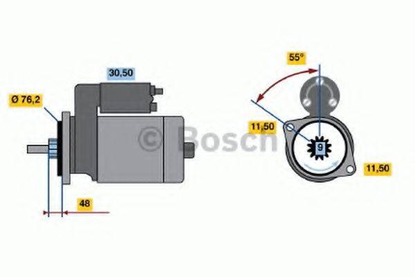 BOSCH 0986014830 Стартер