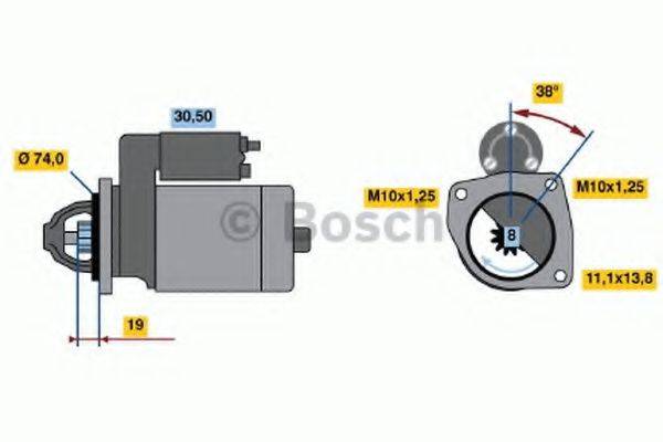 BOSCH 0986014991 Стартер