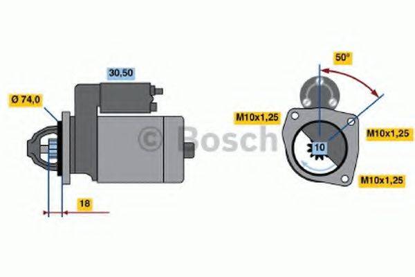 BOSCH 0986016011 Стартер