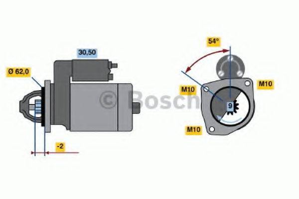 BOSCH 0986016530 Стартер