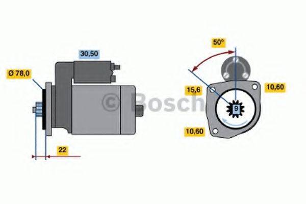 BOSCH 0986016171 Стартер