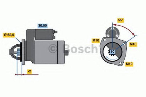 BOSCH 0986016930 Стартер