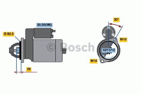 BOSCH 0986017260 Стартер