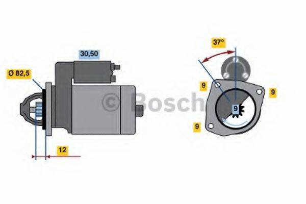 BOSCH 0986018900 Стартер