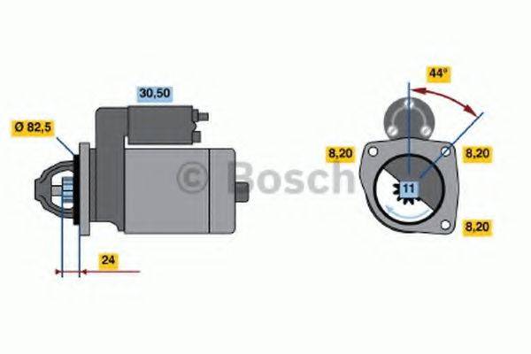 BOSCH 0986017950 Стартер