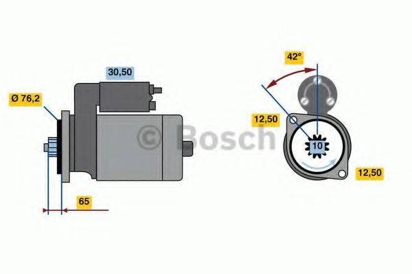 BOSCH 0986020260 Стартер