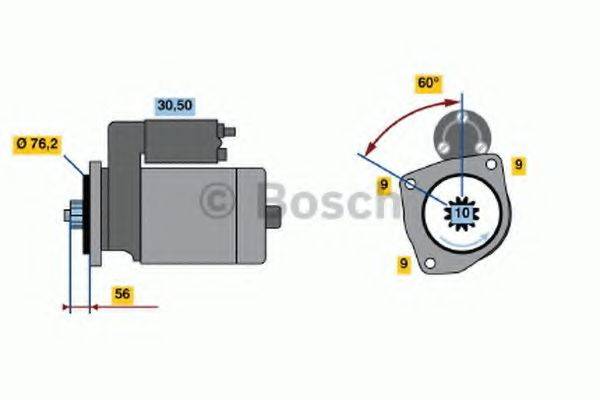 BOSCH 0986018470 Стартер