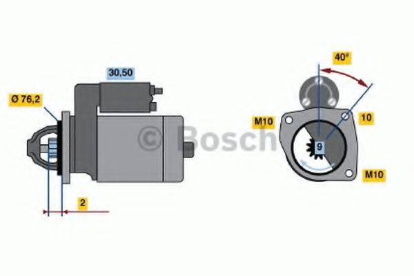 BOSCH 0986018870 Стартер