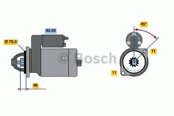 BOSCH 0986019061 Стартер