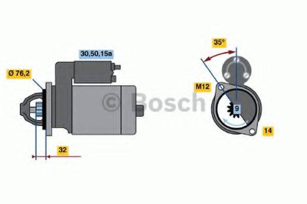 BOSCH 0986019200 Стартер