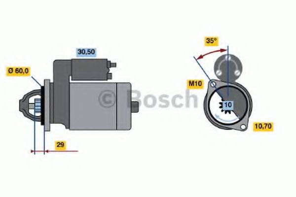 BOSCH 0986019500 Стартер