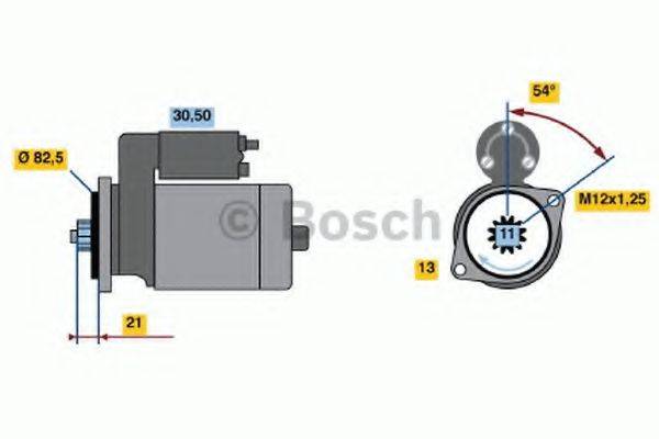 BOSCH 0986020601 Стартер