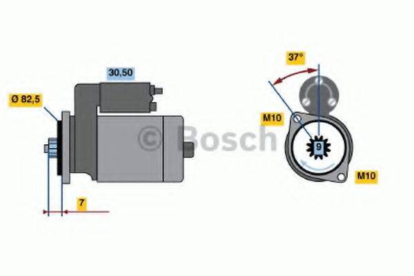 BOSCH 0986020751 Стартер