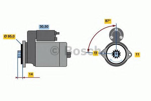 BOSCH 0986022690 Стартер