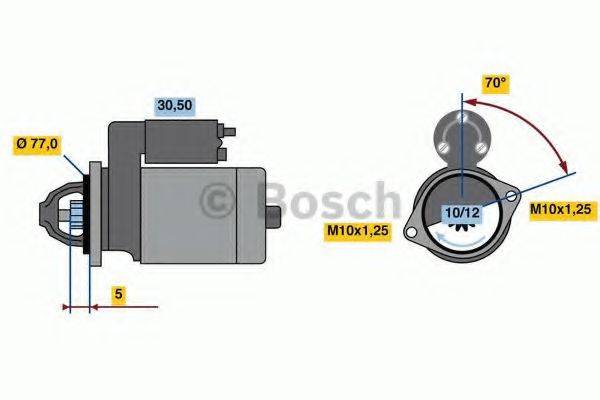 BOSCH 0986022720 Стартер