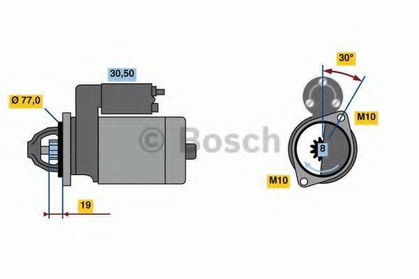 BOSCH 0986023600 Стартер