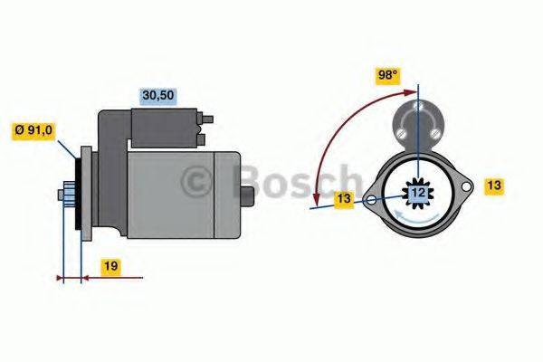 BOSCH 0986023840 Стартер