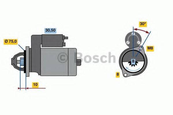 BOSCH 0986023880 Стартер