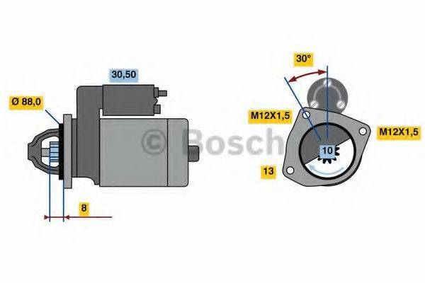 BOSCH 0986023900 Стартер