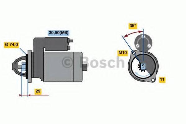 BOSCH 0986024120 Стартер