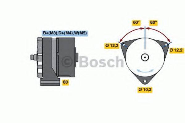 BOSCH 0986037410 Генератор