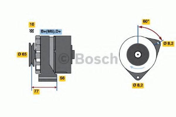 BOSCH 0986030850 Генератор