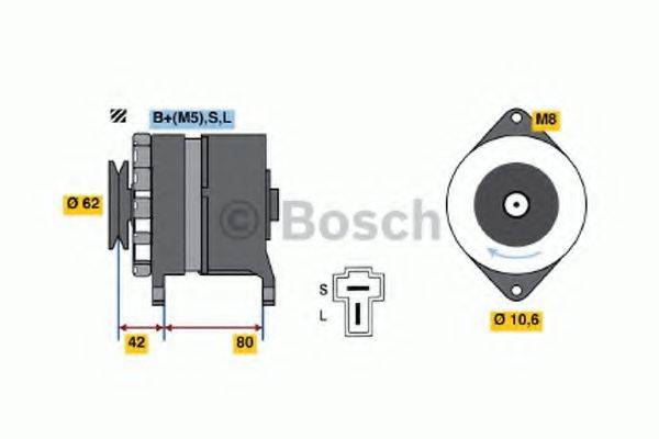 BOSCH 0986032661 Генератор