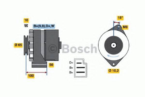 BOSCH 0986034180 Генератор