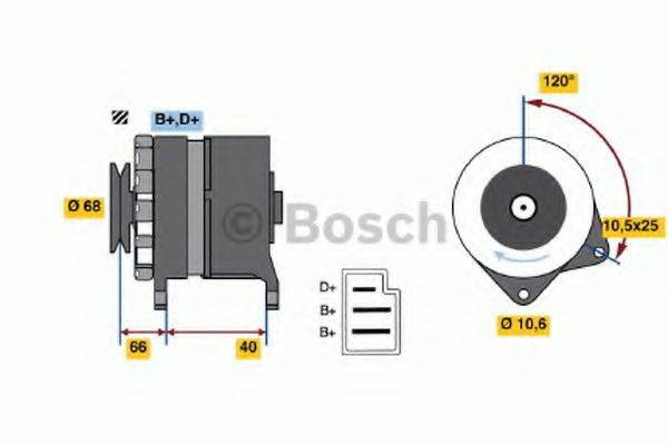 BOSCH 0986034630 Генератор