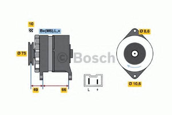 BOSCH 0986034851 Генератор