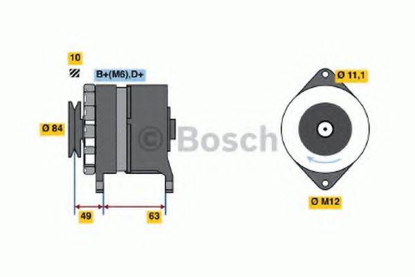 BOSCH 0986035760 Генератор