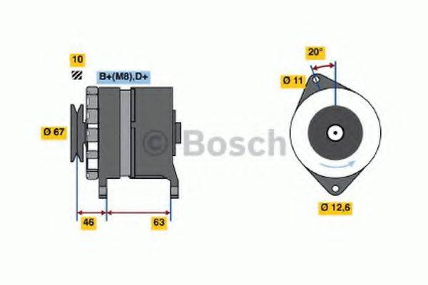 BOSCH 0986035770 Генератор