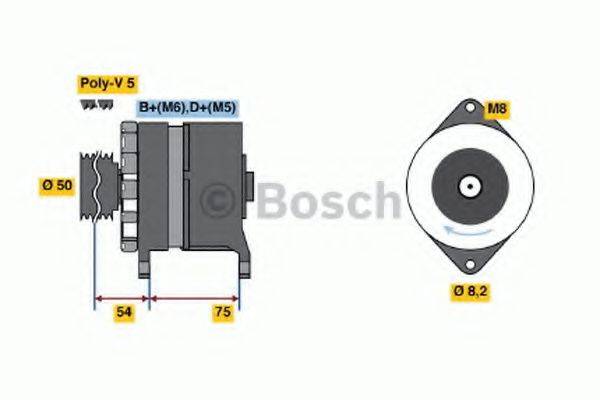 BOSCH 0986036530 Генератор