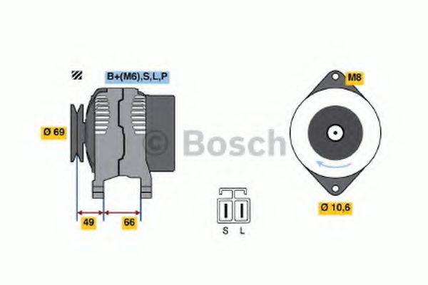 BOSCH 0986037691 Генератор