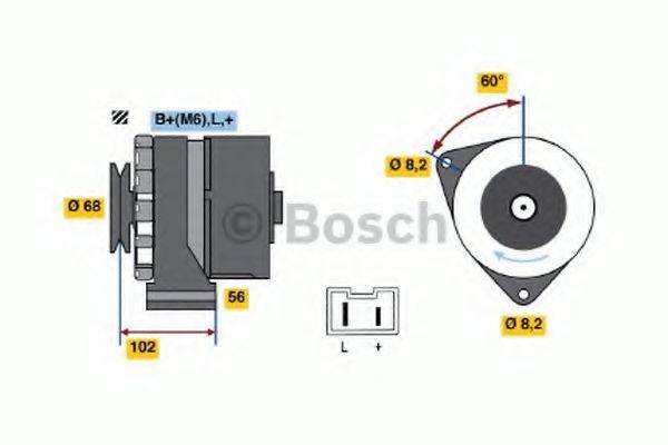 BOSCH 0986037781 Генератор