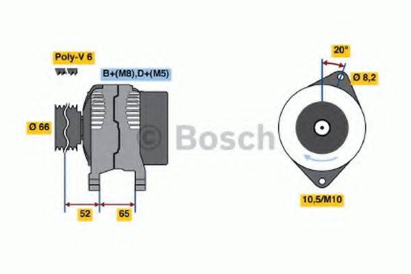 BOSCH 0120335012 Генератор