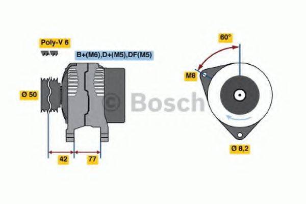 BOSCH 0986039700 Генератор