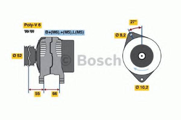 BOSCH 0986041431 Генератор