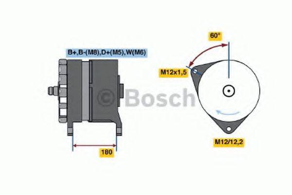 BOSCH 0986041640 Генератор