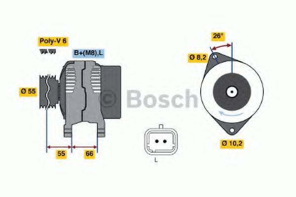 BOSCH 0986042181 Генератор