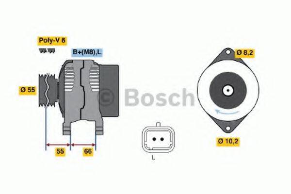 BOSCH 0986042191 Генератор